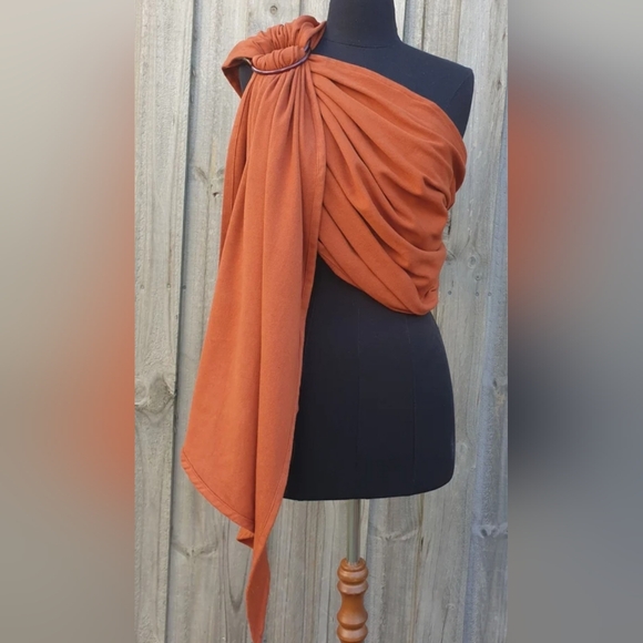 Sz OS | Shawl/Wrap/Shrug | Orange/Carrot/Ginger Copper - Picture 2 of 8